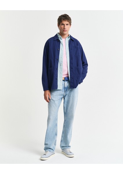 Erkek Yeşil Regular Fit Düğmeli Yaka Çizgili Gömlek 3250028.322 fırsatları