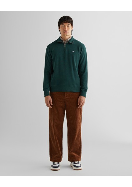 Erkek Yeşil Regular Fit Yarım Fermuarlı Sweatshirt 2524368T.374 modelleri