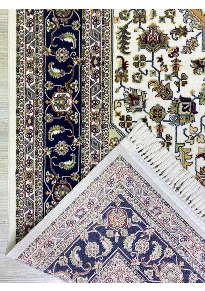 Kaşmiran , Osmalı Melodi Ipeksi Yün Tuşeli Triko Akrilik Saraylı Oturma Odası ve Salon Halısı
