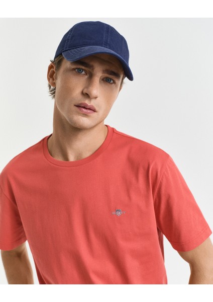 Erkek Kırmızı Regular Fit Bisiklet Yaka T-Shirt 2003184.643 indirimleri