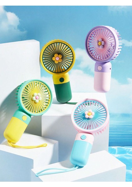 Şarjlı El Fanı Taşınabilir Mini Usb Fan Portatif Vantilatör