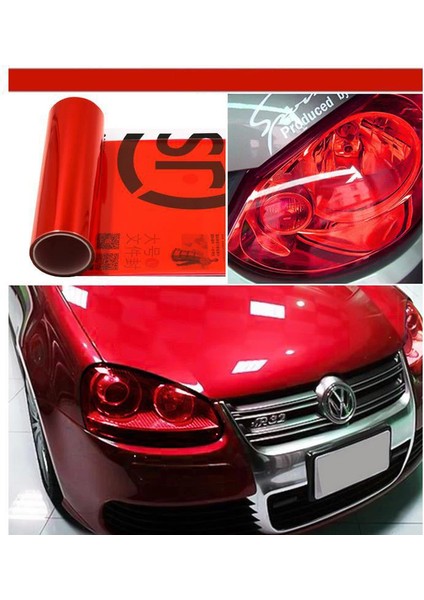 Far Stop Filmi 30 cm x 1 mt Kırmızı Red Std-Fs-Kr