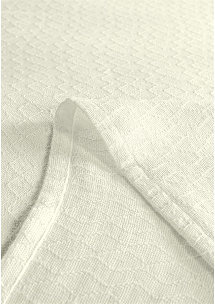 %100 Pamuk Olivia Krem Çift Kişilik Pike Takımı 200 x 230 cm modelleri