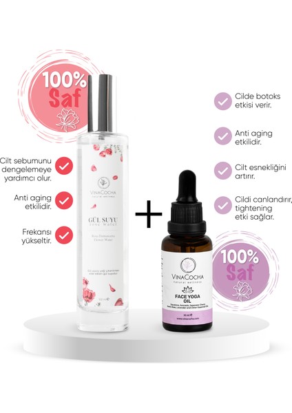 Gülsuyu & Yüz Yogası Yağı set