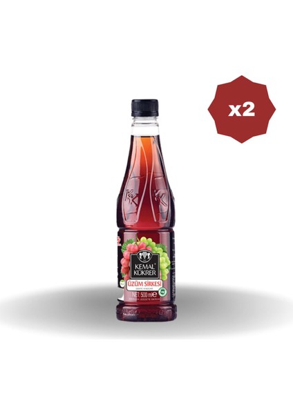 Üzüm Sirke 500 ml Pet - (2 Adet)