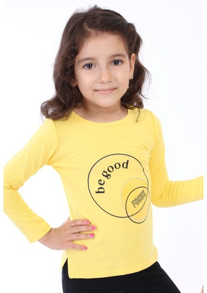 Kız Çocuk Baskılı Tişört