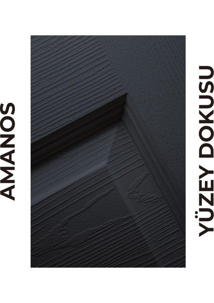 Amanos Amerikan Panel Kapı ANTRASIT-87X203-14/17-ODA fiyatları