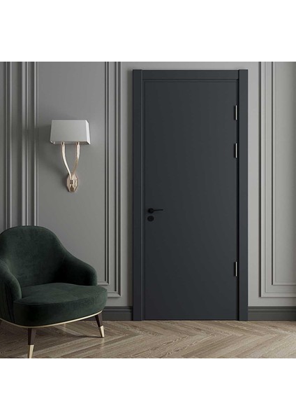 Amanos Amerikan Panel Kapı ANTRASIT-77X203-10/13-ODA