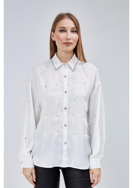 Ötriş Saçaklı Gömlek