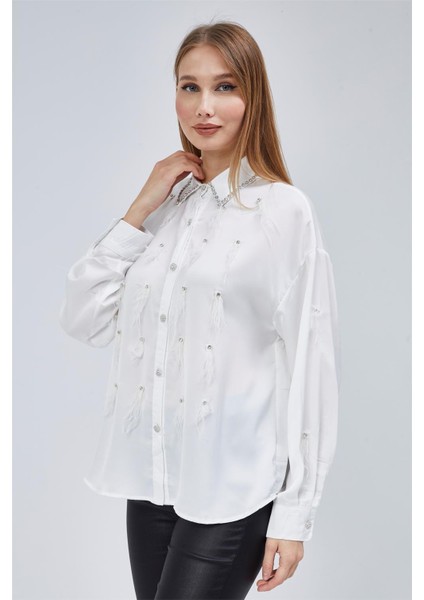 Ötriş Saçaklı Gömlek modelleri