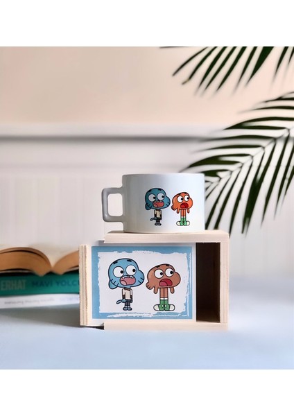 Gumball Darwin Tasarımlı Kutulu Kupa