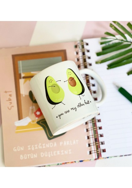 Avokado Sen Benim Diğer Yarımsın Tasarımlı Kupa fiyatları
