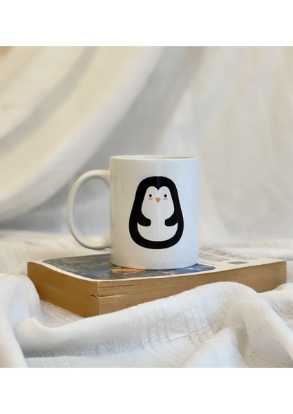 Tatlı Penguen Tasarımlı Kupa