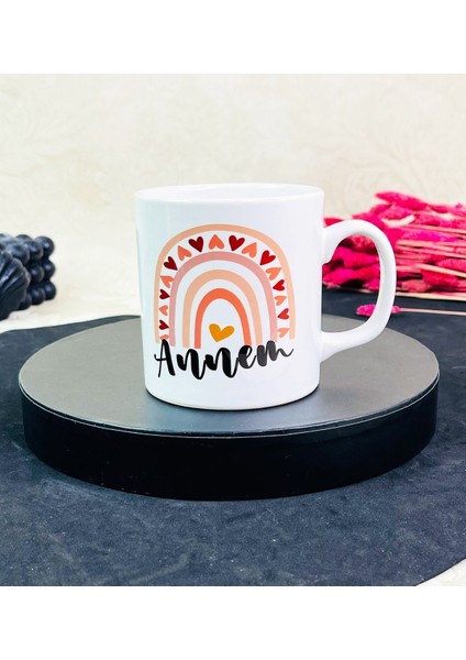 Gökkuşağı Annem Tasarımlı Kupa Bardak