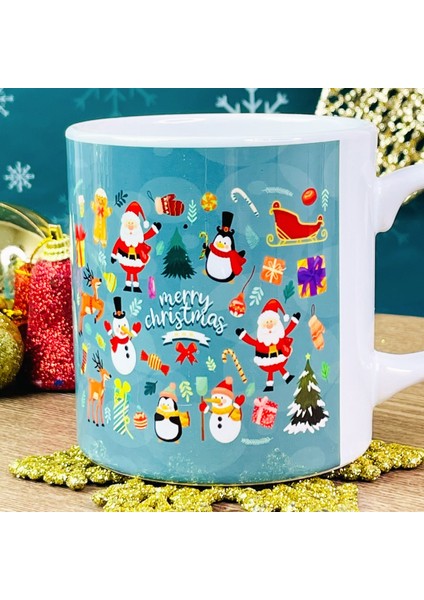 Mutlu Noeller Yılbaşı Tasarımlı Kupa fiyatları