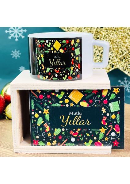 Mutlu Yıllar Yılbaşı Tasarımlı Kutulu Kupa fiyatları