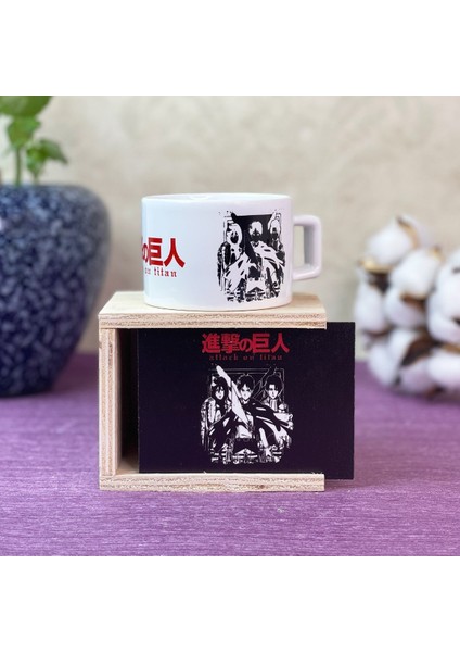 Hero Attack On Titan Tasarımlı Kutulu Kupa
