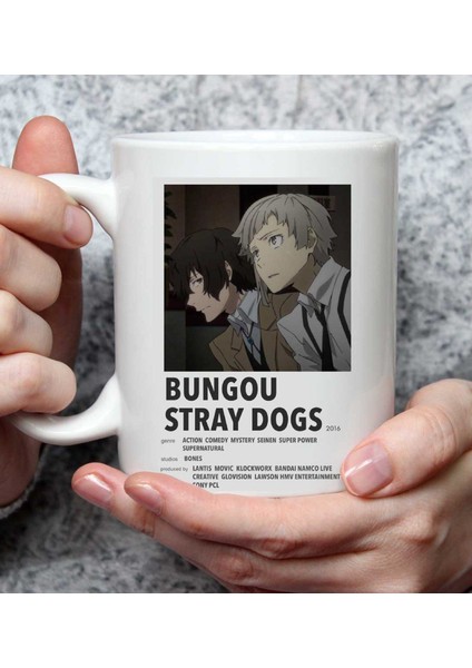 Bungou Stray Dogs Tasarımlı Kupa Bardak