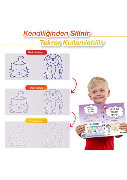Eso Sihirliçizgi ve Resim Kitabı - Eğitici ve Eğlenceli Aktivite Kitabı - Oluklu- (3-7 Yaş ) fiyatları