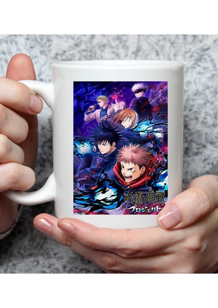 Jinjutsu Kaisen Anime Tasarımlı Kupa Bardak