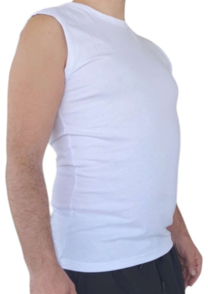 T-Shirt Şık %100 Pamuk Yumusak Nefes Alan Premium Esnek Kumaş Kolsuz modelleri