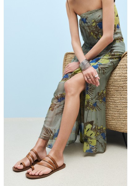 , Kadın Hakiki Deri Terlik 1511010Z1018 Taba fiyatları