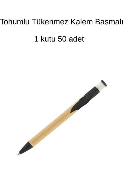 Geri Dönüşümlü Tohumlu Tükenmez Kalem 1 Kutu 50 Adet modelleri