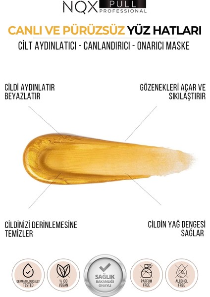 Altın Maske Gold Soyulabilen Collagen B5 Vitamin Gençlik Maskesi 150 ml