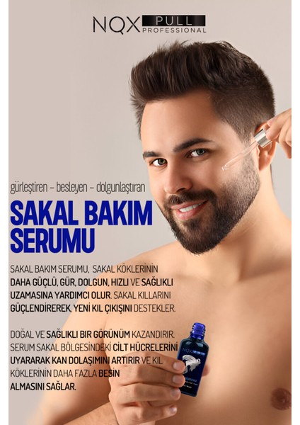 Sakal Güclendirici Dolgunlaştırıcı ve Canlandırıcı Sakal Serumu 50 ml