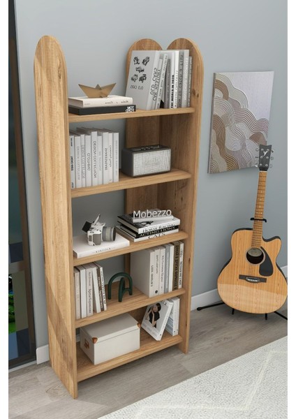 Çok Amaçlı 5 Raflı Kitaplık Minimalist Dekoratif Raf Ünitesi Ofis ve Ev İçin Kitap Rafı modelleri