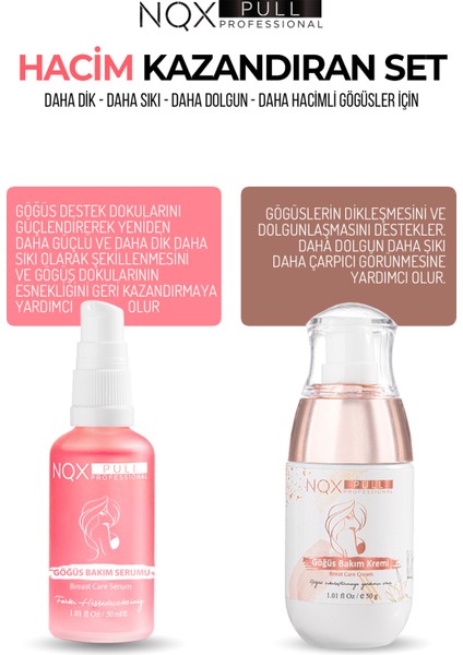 Gögüs Büyütmeye % Dikleştirmeye A.f.r.o.d.i.z.y.a.k. Seanslı Yardımcı Bakım 2li Özel Seti modelleri