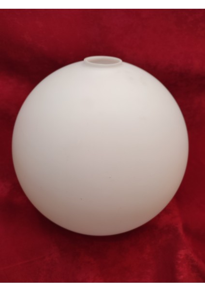 Hakiki Opalin Büyük Tekli Glob Avize Camı Beyaz (E.27)Açık ağızlı.Camın çapı:20.00cm