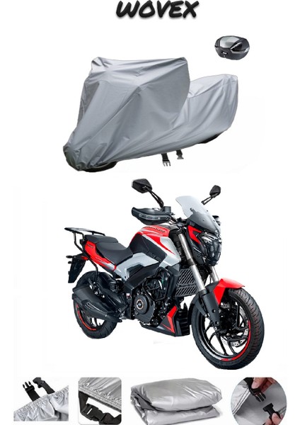Bajaj Dominar 250 D Motosiklet Brandası Topcase Arka Çanta Uyumlu Branda Örtü