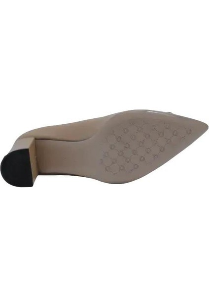 Hakiki Deri Bıskuvı Ayakkabı Stiletto 9841 41 V4