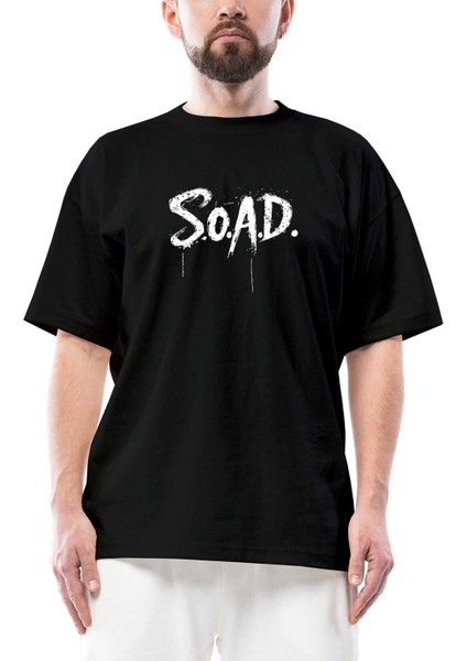 System Of A Down S.o.a.d Siyah Oversize Tişört