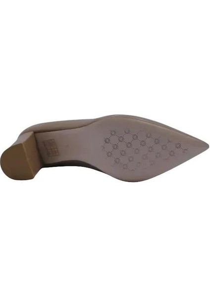 Hakiki Deri Bıskuvı Ayakkabı Stiletto 9841 06 V2