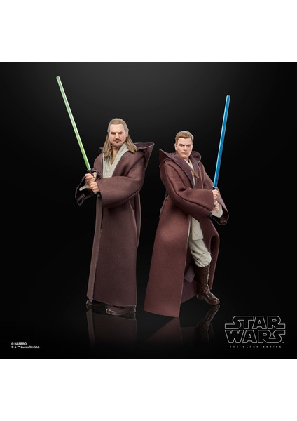 Black Series Qui-Gon Jinn, Darth Maul, Obi-Wan Kenobi (Phantom Menace) Aksiyon Figür Seti