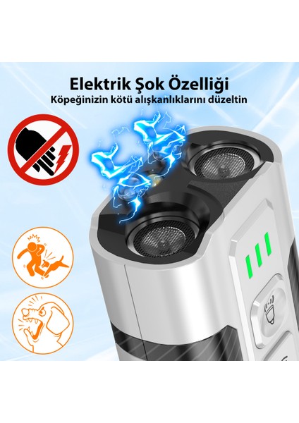 TZ-U59S Şarjlı LED Işıklı Ultrasonik Köpek Eğitici ve Kovucu Cihaz LED Işıklı fiyatları