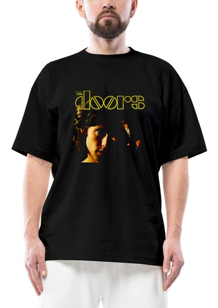 The Doors The Doors Oversize Siyah Tişört