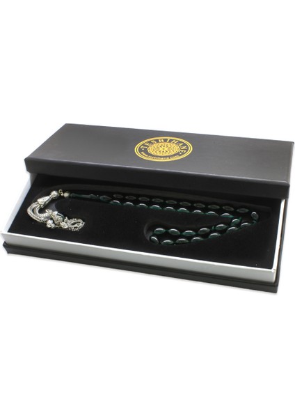 Kararmaz Metal Ayyıldız Püsküllü Arpa Kesim Su Mavisi Ateş Kehribar Tesbih indirimleri