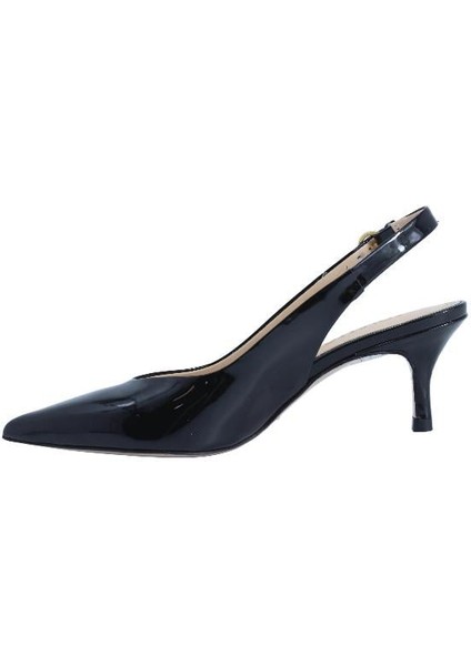 Hakiki Deri Sıyah-Altın Ayakkabı Stiletto 9841 48 V1 fiyatları