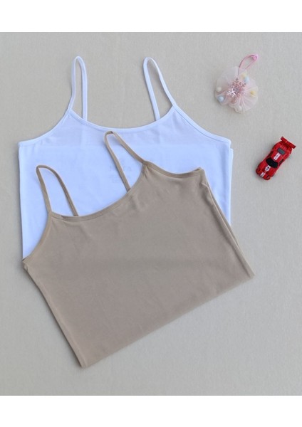 Ip Askılı Likralı 2 Li Kadın Atlet