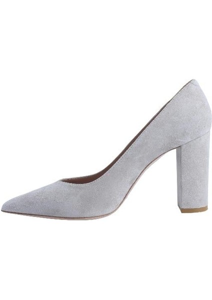 Hakiki Deri Pudra Ayakkabı Stiletto 4924 84 V2