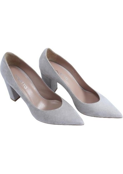 Hakiki Deri Pudra Ayakkabı Stiletto 4924 84 V2