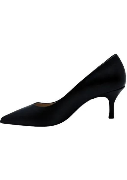 Hakiki Deri Sıyah Ayakkabı Stiletto 9841 35 fiyatları