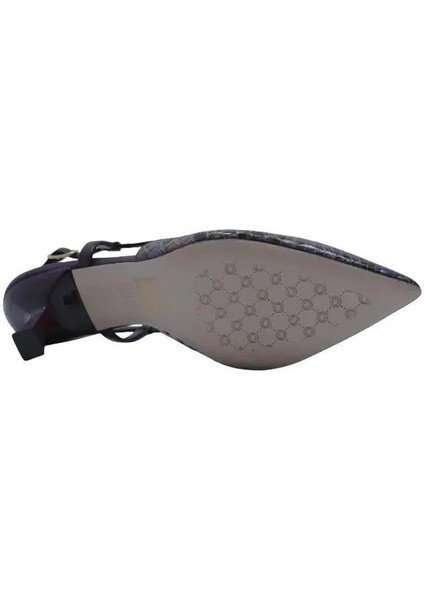 Hakiki Yılan/hakiki Deri Kremıt-Mor Ayakkabı Stiletto 9841 110 Yln fırsatları