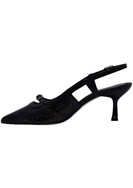 Hakiki Yılan/hakiki Deri Kremıt-Mor Ayakkabı Stiletto 9841 110 Yln