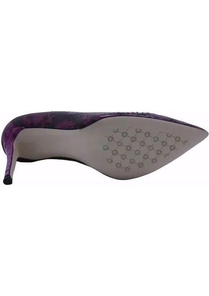 Hakiki Yılan Deri Fusya Ayakkabı Stiletto 2536 149 Yln
