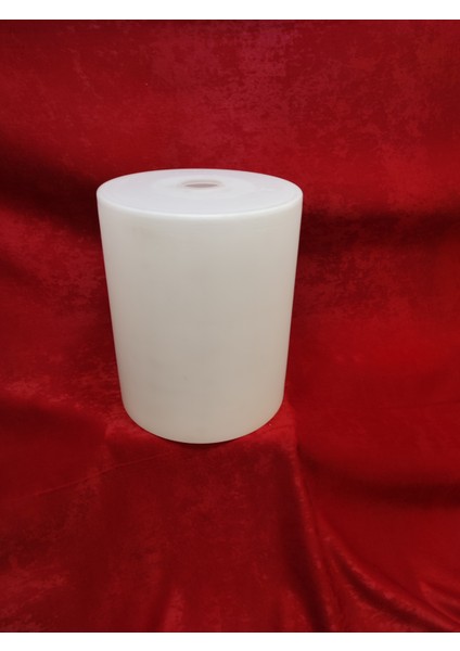 Hakiki Opalin Tekli Silindir Avize Camı Büyük.Beyaz(Camın çapı:24.00cm-h:29.00cm)(E.27)