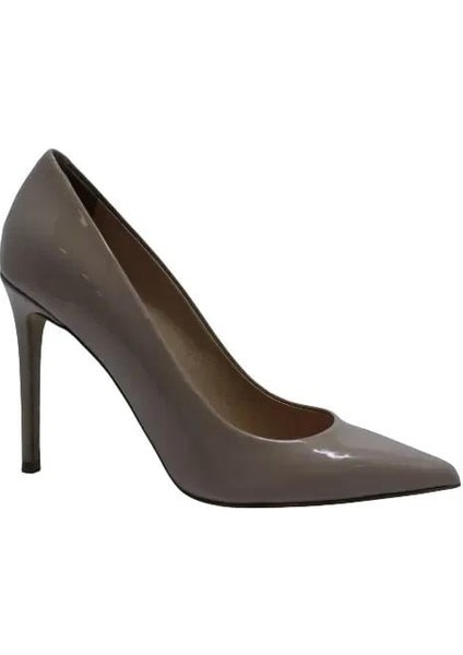 Hakiki Deri Bej Ayakkabı Stiletto 2536 05